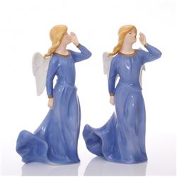 Two(2) Goebel West Germany porcelain singing Angels.  S