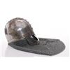 Image 2 : Medieval style helmet with chain mail.  SIZE: see attac