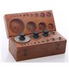 Image 3 : Antique scale weights with original box.  SIZE: see att