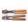Image 1 : Two(2) antique bullet making mold tool.  SIZE: see atta