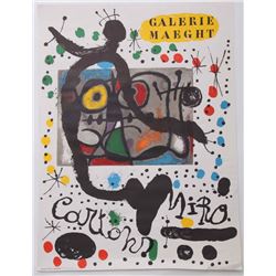 Joan Miro [after] (Spanish, 1893 - 1983).  Galerie Maeg