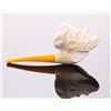 Image 2 : Early 20th Century Meerschaum pipe, hand carved.  SIZE:
