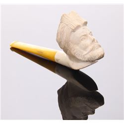 Early 20th Century Meerschaum pipe, hand carved.  SIZE:
