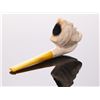 Image 3 : Early 20th Century Meerschaum pipe, hand carved.  SIZE: