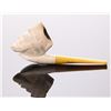 Image 6 : Early 20th Century Meerschaum pipe, hand carved.  SIZE:
