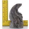 Image 10 : Inuit stone carving of a bear.  Markings: Thorn Made in