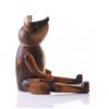 Image 7 : Vintage child's toy of a mouse puppet carved from wood.