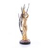 Image 1 : India nude princess lamp with lighted tree tips.  SIZE:
