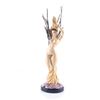 Image 2 : India nude princess lamp with lighted tree tips.  SIZE: