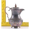 Image 9 : Antique Silver plated pitcher.  SIZE: see attached rule