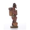 Image 2 : Antique wood carving of a man playing an accordion, Eur