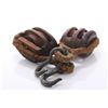 Image 2 : Two(2) 19th Century nautical ship block and tackle pull