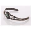 Image 3 : Native American green turquoise and old pawn coin silve