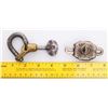 Image 3 : Two(2) Antique locks.  Markings: Walsco  SIZE: see atta