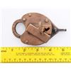 Image 3 : Three(3) Vintage rail road heart shape locks.  Markings