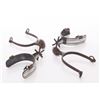 Image 4 : Three(3) set of vintage cowboy spurs.  SIZE: see attach