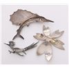 Image 2 : Three(3) sterling silver pendants of a Marlin, Road Run