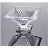 Image 1 : Art Deco crystal dish.  SIZE: see attached ruler photo.