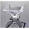 Image 2 : Art Deco crystal dish.  SIZE: see attached ruler photo.