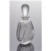 Image 2 : Crystal perfume bottle.  SIZE: see attached ruler photo
