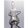 Image 3 : Perfume bottle with crackle style mounted on ornate met