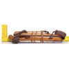 Image 5 : Antique wood and iron ice skates.  SIZE: see attached r