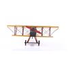 Image 1 : Vintage WWI British toy model airplane.  SIZE: see atta
