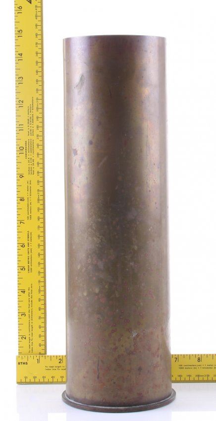 Korean War, Military artillery shell casing. 105 MM.M1