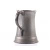 Image 2 : Antique pewter quart size mug.  SIZE: see attached rule
