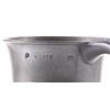 Image 5 : Antique pewter quart size mug.  SIZE: see attached rule