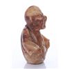 Image 2 : Vintage Asian stone carving of a robed man.  SIZE: see