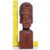 Image 5 : Pacific Islands wood carving.  SIZE: see attached ruler