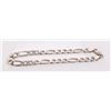 Image 2 : Silver Cuban link bracelet, 925 Italy.  SIZE: see attac