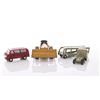 Image 3 : Three(3) vintage toys.  SIZE: see attached ruler photo.