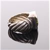 Image 2 : Sterling silver ring with peridot stone.  SIZE: see att