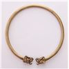 Image 3 : Vintage brass Elephant bangle.  SIZE: see attached rule
