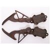 Image 1 : Two(2) antique Iron extension ladder ratcheting bracket