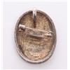 Image 2 : Sterling silver pendant of a bobcat paw print.  SIZE: s