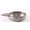 Image 1 : 19th Century Colonial pewter porringer.  A porringer is