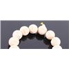 Image 3 : Prayer bead bracelet carving of white celluloid.  Each