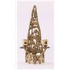 Image 1 : Jewish Shabbat solid brass Candle Holder by Artist sign