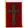 Image 2 : Exquisite steel-strung wire-art depicting the cross of