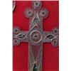 Image 3 : Exquisite steel-strung wire-art depicting the cross of
