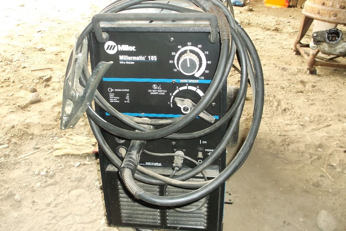 Miller Millermatic 185 Wire Feed Welder Used Less than 1 hour