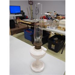 Milk White Aladdin Glass Lamp