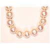 Image 1 : #3-GENUINE PEARL NECKLACE W/ STERLING SILVER CLASP