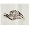 Image 1 : #6-STERLING SILVER DIAMOND RING