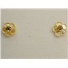 Image 1 : #11-14KT GOLD DIAMOND AND MOTHER OF PEARL EARRINGS