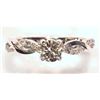 Image 1 : #17-14KT GOLD DIAMOND (0.45CT) TWIST RING W/ COA