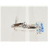Image 1 : #48-14KT WHITE GOLD DIAMOND RING
